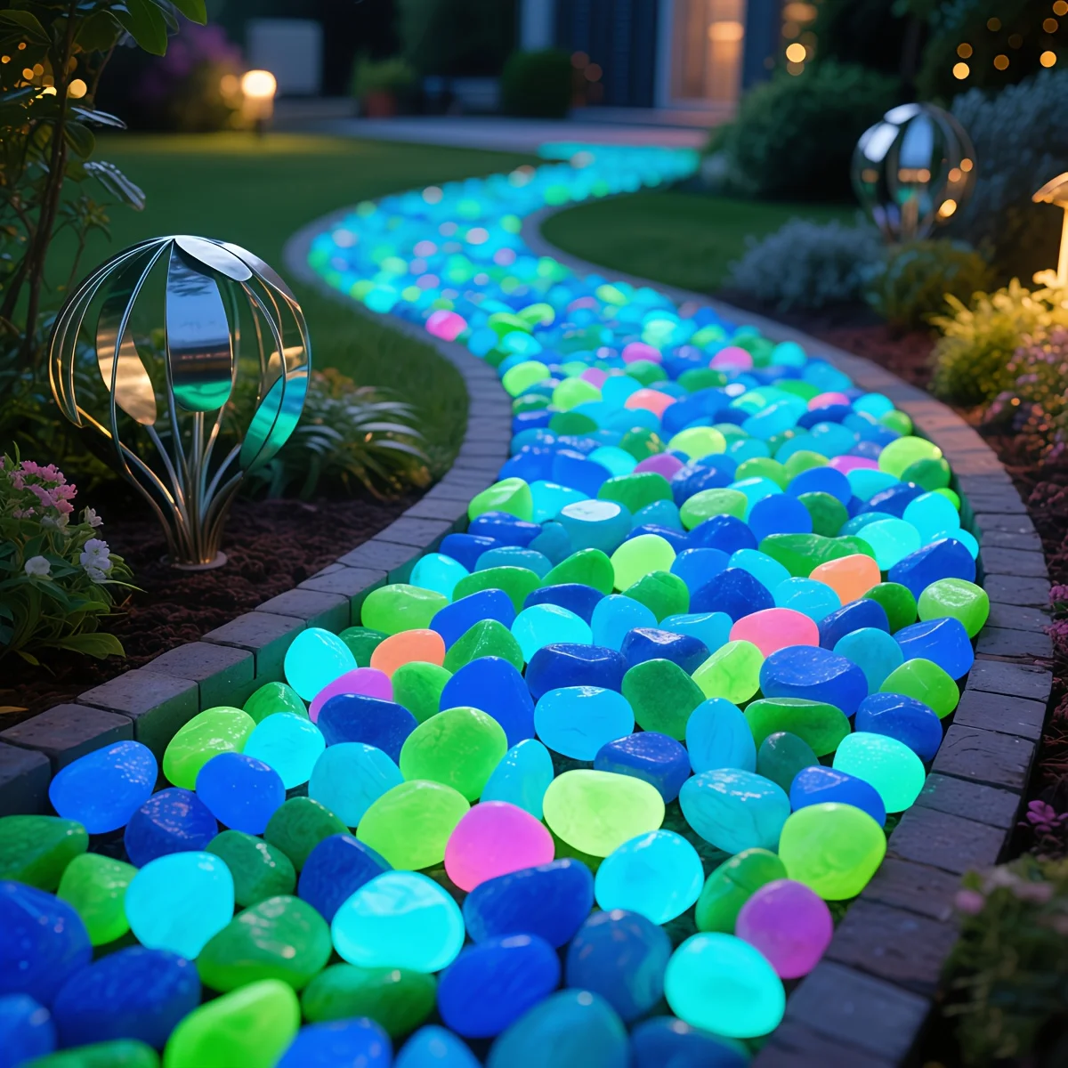 1CM 100pcs Color Goose Stone L - Fish Aquarium Home ulasan dan harga