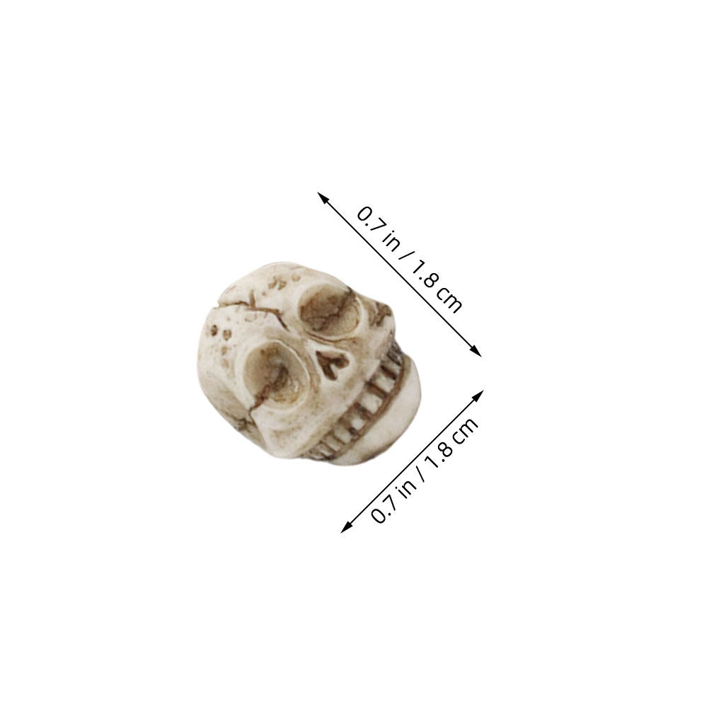 20Pcs Resin Skull Ornament Out - Aquarium Decor ulasan dan harga