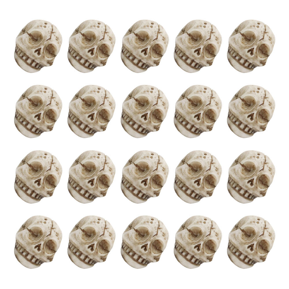 20Pcs Resin Skull Ornament Out - Aquarium Decor ulasan dan harga