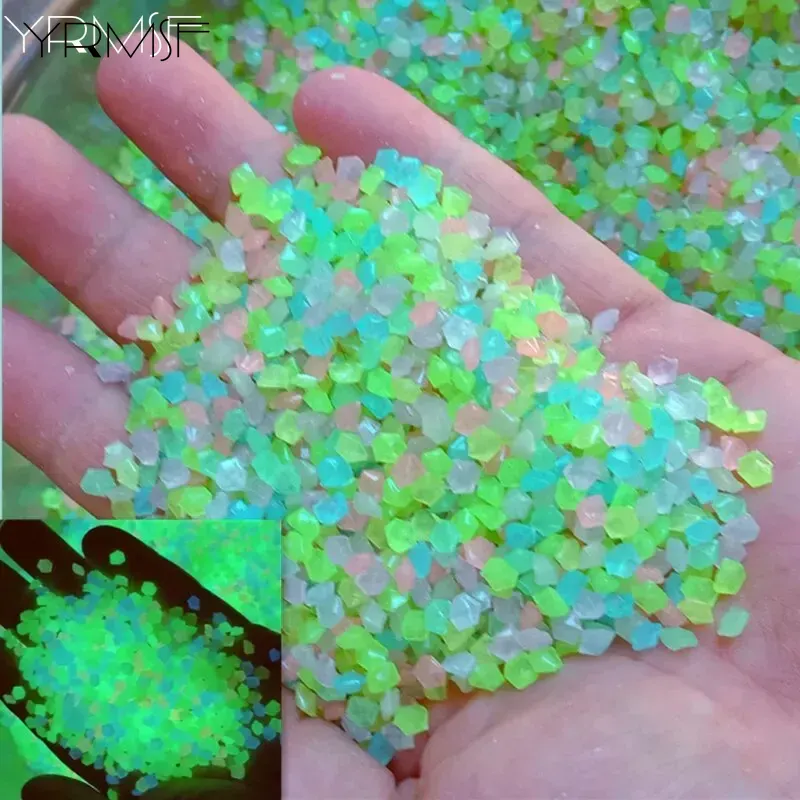 1000pcs 3-5mm Luminous Sand Gl - Fish Aquarium Home ulasan dan harga