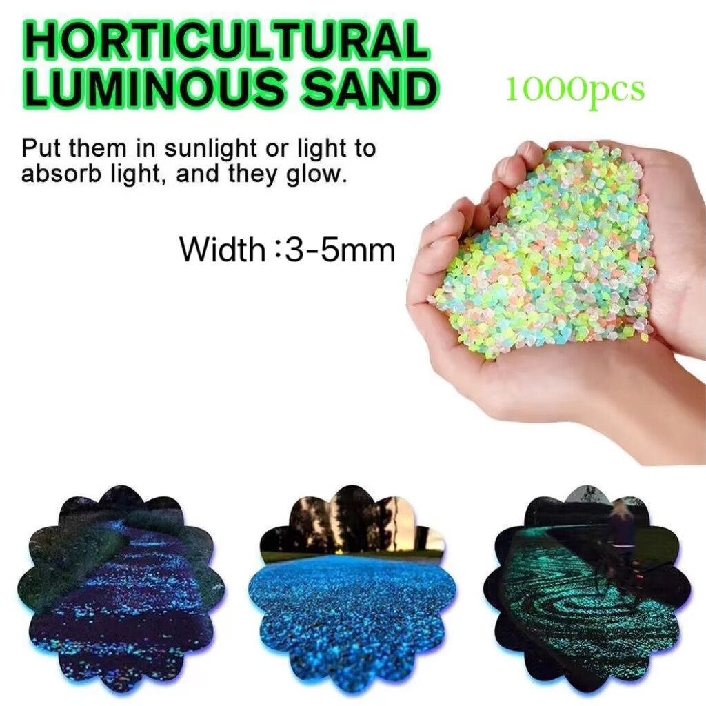 2000Pcs 3-5mm Luminous Sand Gl - Fish Aquarium Home ulasan dan harga