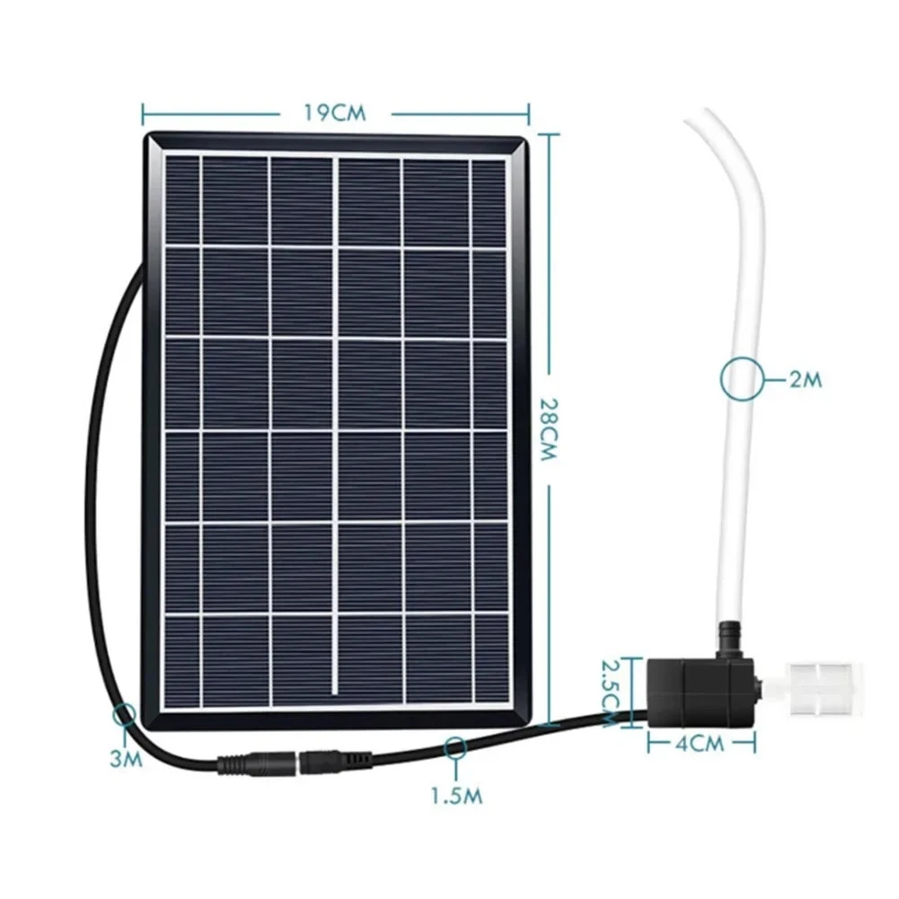 Small Solar Water Pump 12V Cir - Fish Tank Filter ulasan dan harga